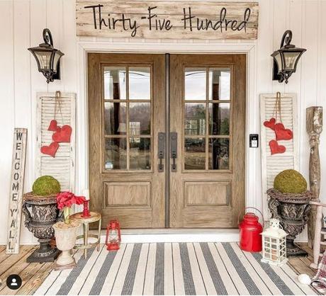 Accesos a Viviendas, en Estilo Rustico