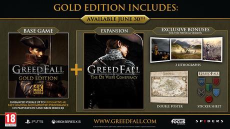 GreedFall: Gold Edition llega el 30 de junio con expansión