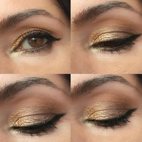 look oro zoom Paleta Courage de Revolution: Info, swatches y 3 looks con ella 08