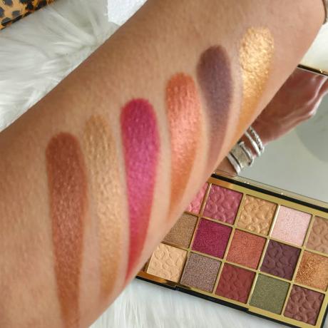 swatches 02 Paleta Courage de Revolution: Info, swatches y 3 looks con ella 05