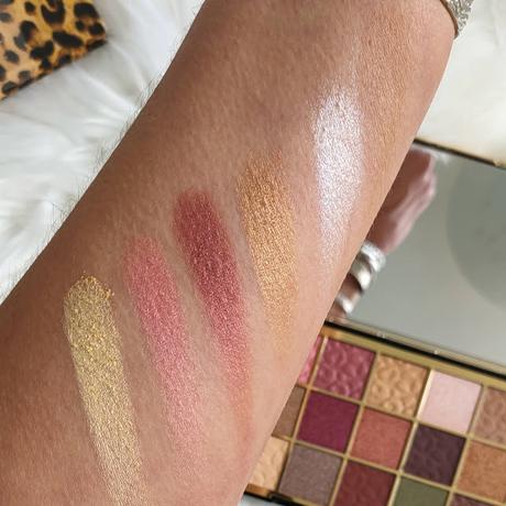 swatches 01 Paleta Courage de Revolution: Info, swatches y 3 looks con ella 04