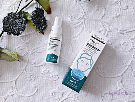 Skin Defense Mist de Camaleon Cosmetics Maskné Repair Camaleon Cosmetics mascarillas mask covid pandemia beauty acné belleza farmacia skincare
