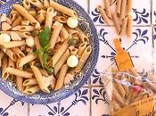 Ensalada pasta integral pollo asado