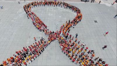 PARTICIPA GEM EN MOÑO HUMANO PARA VISIBILIZAR LA VIOLENCIA DE GÉNERO