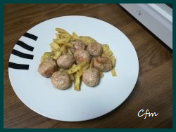 Albóndigas en salsa española