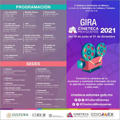 LLEGA SEGUNDA EDICIÓN DE LA GIRA DE LA CINETECA MEXIQUENSE AL CENTRO CULTURAL MEXIQUENSE BICENTENARIO