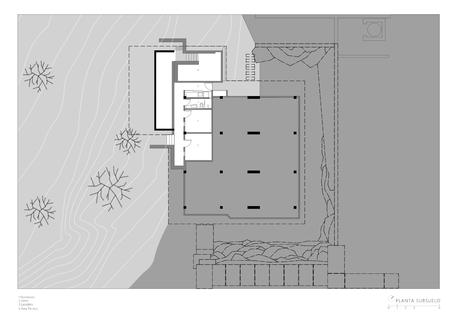 Casa Horizonte, San Bernardino, Paraguay / Arq. Aldo Cristaldo Kegler + Arq. Dario Mereles 1.-Subsuelo