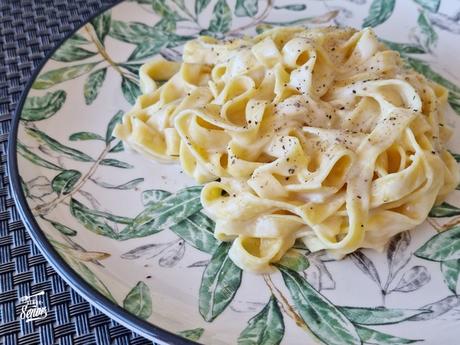 Fettucine con salsa Alfredo, receta auténtica