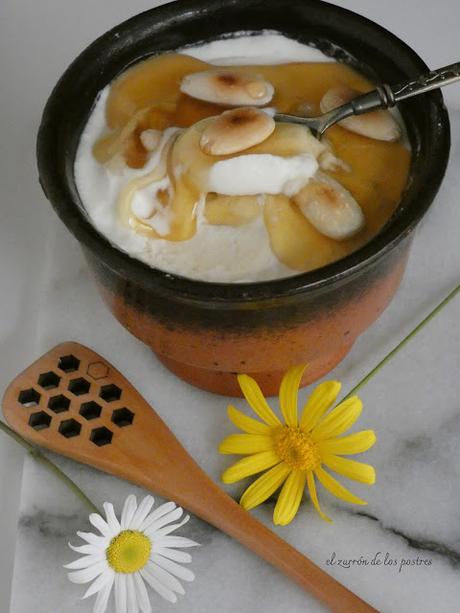 Helado de Requesón con Miel