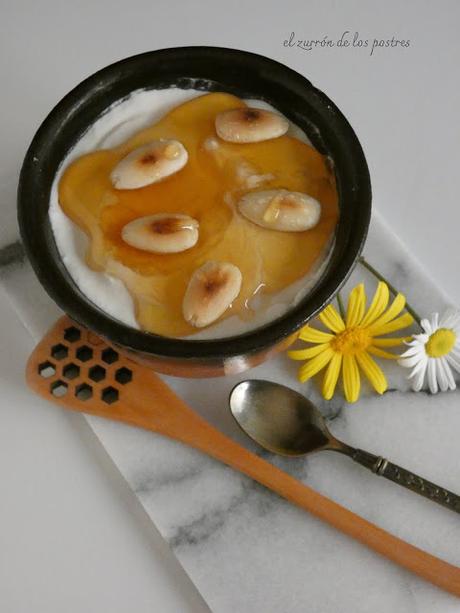 Helado de Requesón con Miel