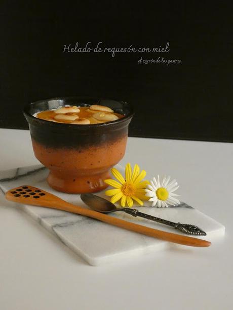 Helado de Requesón con Miel