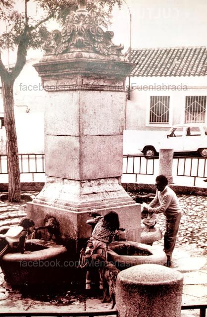 Fuente de los Cuatro Caños en los 80