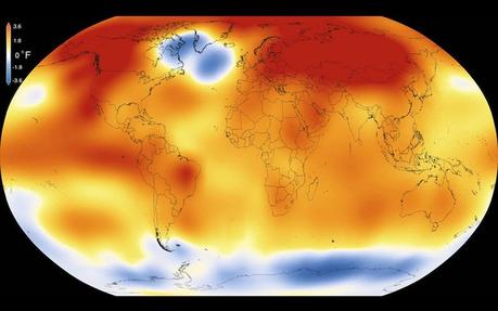 El calentamiento global está provocando un cada vez más evidente cambio climático