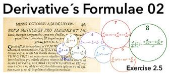 Exercise 2.5. Derivative´s Formulae 02 Exercise 2.5. Derivative´s Formulae 02