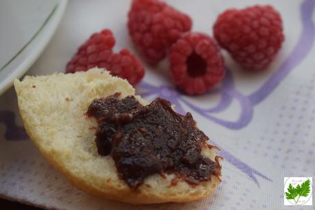 Mermelada de Frambuesas y Chocolate