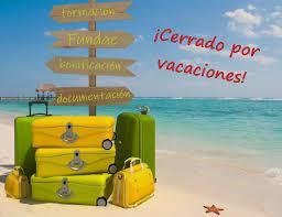 ¡FELICES VACACIONES!