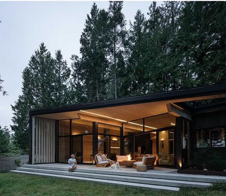 Cabana Minimalista en British Columbia