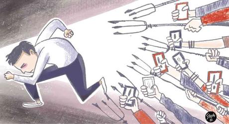 EL LINCHAMIENTO EN LAS REDES Y LA PROHIBICIÓN DE OPINAR Y DEBATIR EL LINCHAMIENTO EN LAS REDES Y LA PROHIBICIÓN DE OPINAR Y DEBATIR