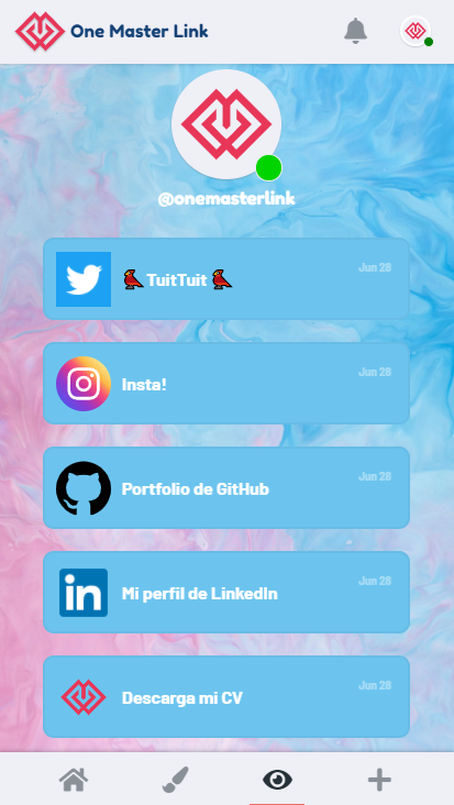 Un equipo de madrileños lanza One Master Link, el competidor del gigante Linktree