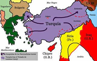 Turquía tras el Tratado de Lausana de 1923 Independencia turca, Fin del Imperio Otomano