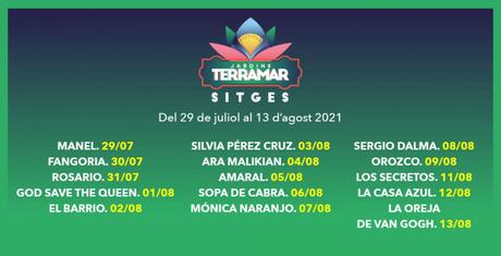 Festival Jardins Terramar 2021 en Sitges