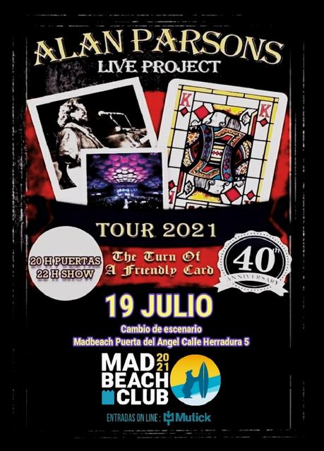 Alan Parsons en Madrid: de IFEMA a MadBeach Club