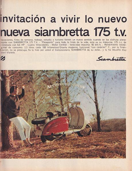 Siambretta 175 T.V. del año 1963 fabricada en Argentina
