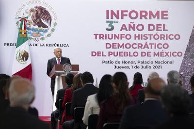 Síntesis Informativa - Informe de Gobierno por el 3er Año del Triunfo  Histórico del Pueblo de México.