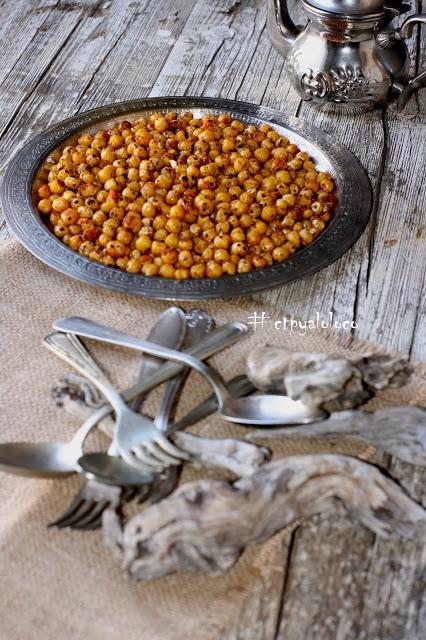 Garbanzos fritos especiados