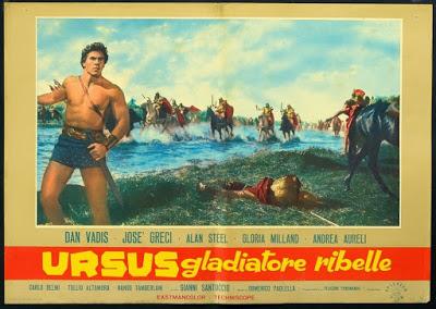 URSUS EL GLADIADOR (Ursus, il gladiatore ribelle) (Italia, 1962) Péplum, Fantástico, Aventuras