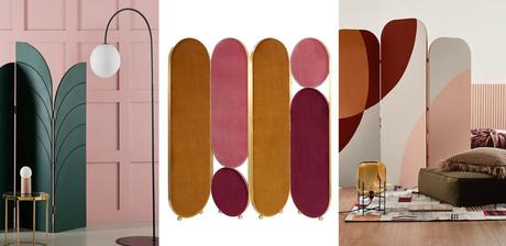 Separación de estancias en arquitectura de interiores