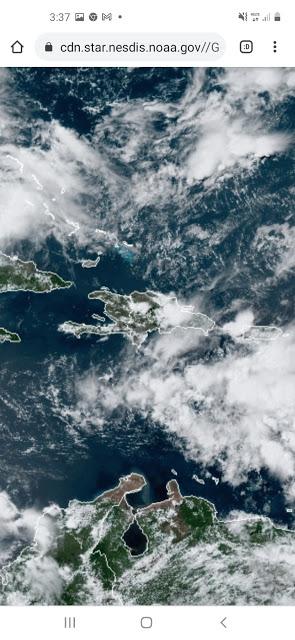 Lluvias este jueves por una onda y una vaguada.