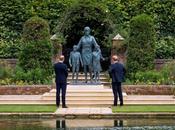 principes William Harry develaron estatua honor Lady