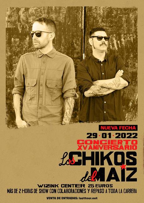 Concierto de Los Chikos del Maíz en el WiZink Center de Madrid en 2022