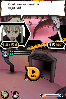 Soul Eater: Medusa no Inbou de Nintendo DS traducido al español