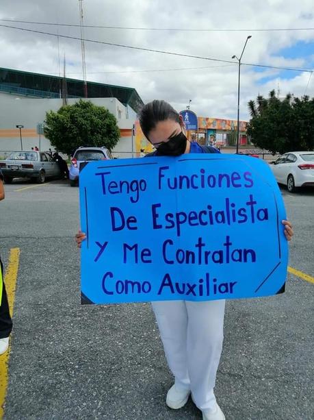 Exigen basificaciones y prestaciones laborales para trabajadores de Servicios de Salud.