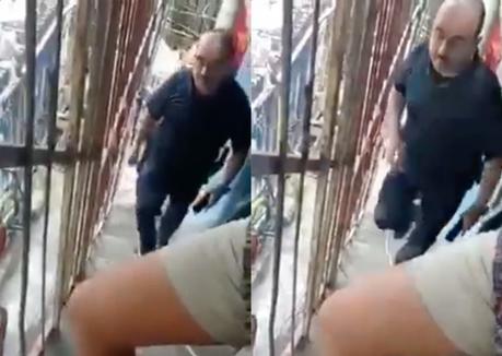(Video) Samuel Ruiz , jefe de la policia Estatal golpea a mujer en Ciudad Valles