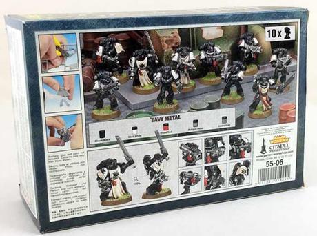 Caja de Escuadra de Marines Espaciales Templarios Negros (3ª ed) Caja de Escuadra de Marines Espaciales Templarios Negros (3ª ed)