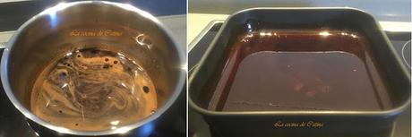 Pastel de plátano con chispas de chocolate al revés Pastel de plátano con chispas de chocolate al revés