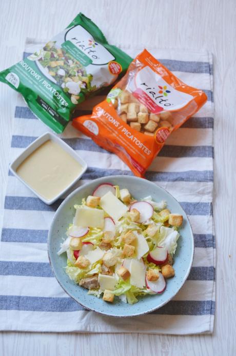 Ensalada césar de escarola con Degustabox Ensalada césar de escarola con Degustabox