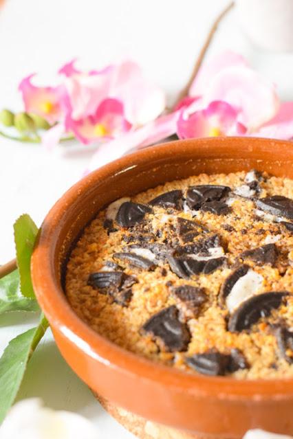 Avena Horneada con Oreos