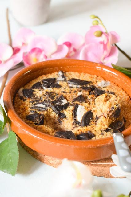 Avena Horneada con Oreos