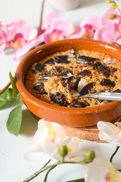 Avena Horneada con Oreos