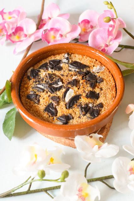 Avena Horneada con Oreos