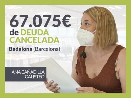 Repara tu Deuda Abogados cancela 67.075? en Badalona (Barcelona) gracias a la Ley de Segunda Oportunidad