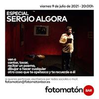 Homenaje a Sergio Algora en el Fotomatón Bar