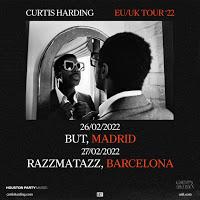 Conciertos de Curtis Harding en Madrid y Barcelona