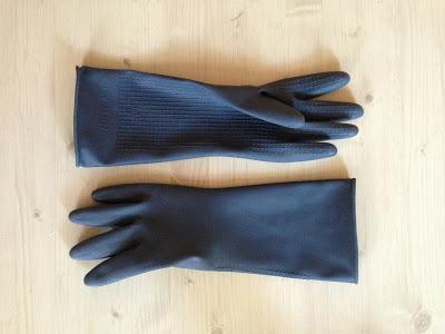 Guantes de goma Guantes de goma