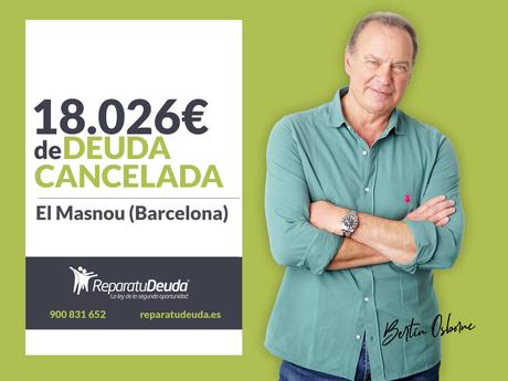 Repara tu Deuda Abogados cancela 18.026 ? en El Masnou (Barcelona) con la Ley de Segunda Oportunidad