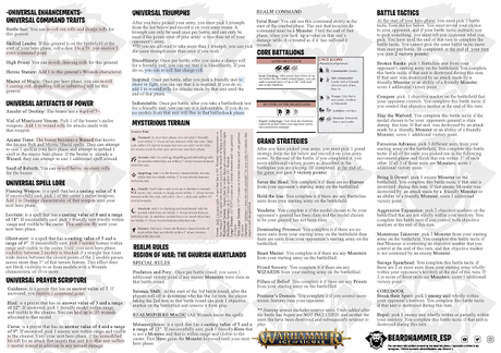 Hoja de referencia rápida para AoS, por Beardhammer_esp Hoja de referencia rápida para AoS, por Beardhammer_esp